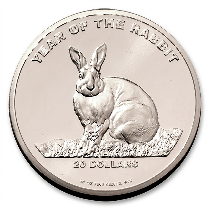 Cook Island Hase 20 Unzen Silber 2011 kaufen und verkaufen. Hier bei Silber-CORNER.de