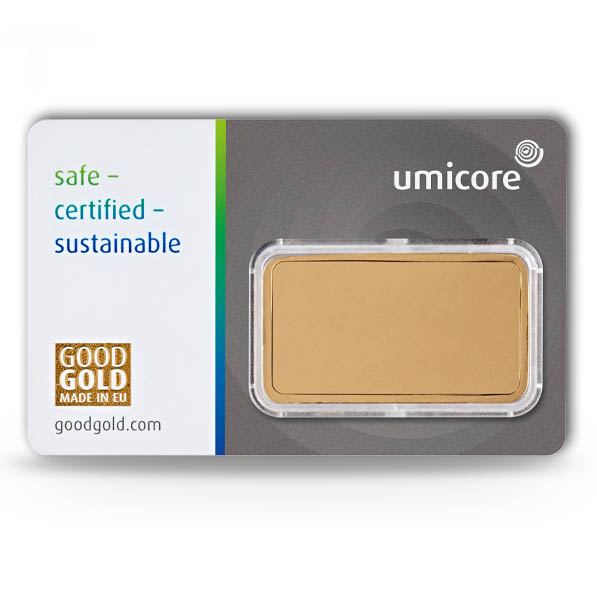Umicore Goldbarren im Blister 