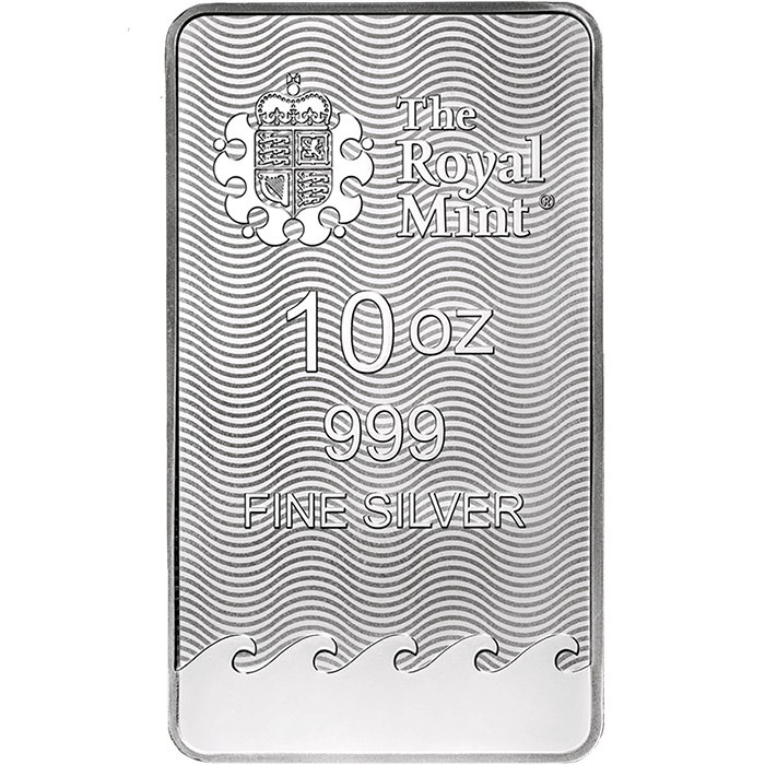 The Royal Mint 10 Unzen Silberbarren kaufen & verkaufen.