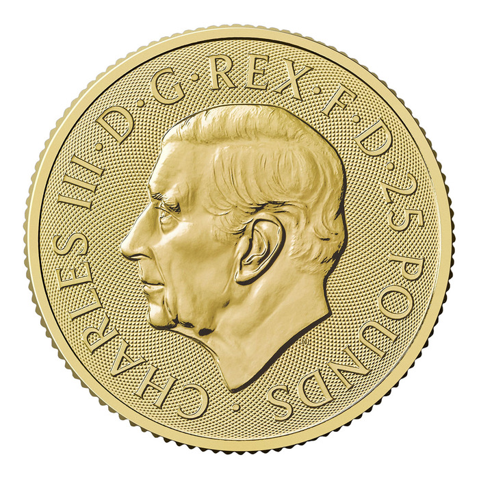 25 Pfund Britannia Goldmünze 2026 hier kaufen