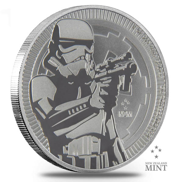 Star Wars - Stormtrooper - 2017 1 Oz Silber*