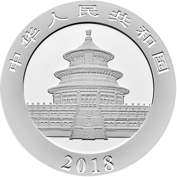 China Panda 30 Gramm Silbermünze verschiedene Jahrgänge