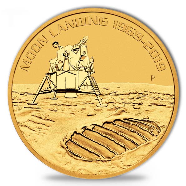 50 Jahre Mondlandung Perth Mint 2019