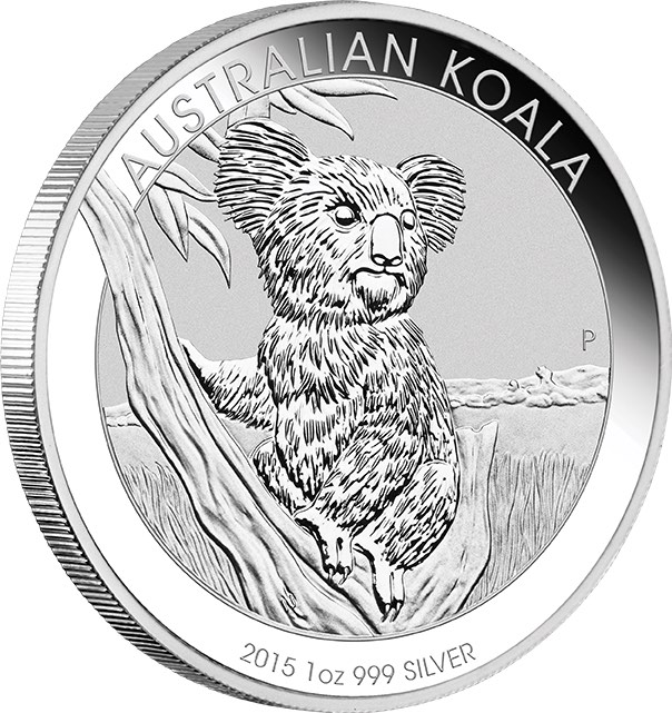 Koala Australien 1 Unze Silbermünze 2015 
