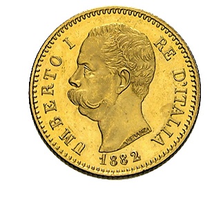 Umberto 20 Lire Goldmünzen Goldmünzen kaufen & verkaufen