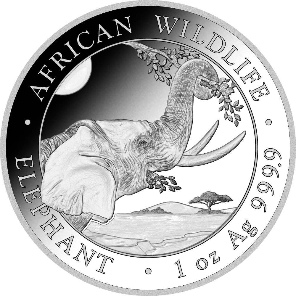 African Wildlife 1 Unze Silbermünze 2023