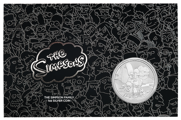 Simpsons Family 1 Unze Silber 2021 im Blister*