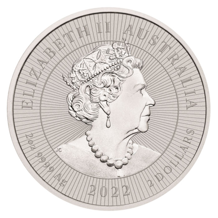Next Generation Dingo 2 Oz Silber 2022 Avers Elizabeth II