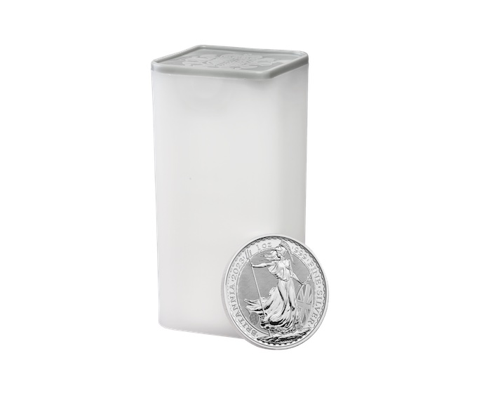 Münztube Britannia 2023 Silber