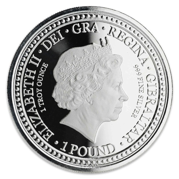Gibraltar 1 Pfund 2018 Royal Arms 