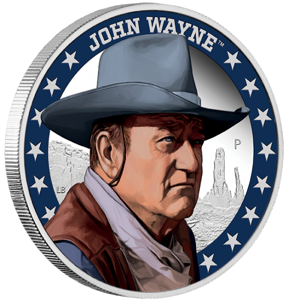 John Wayne 1 Oz Silber Proof 2020 + Box +Zertifikat*