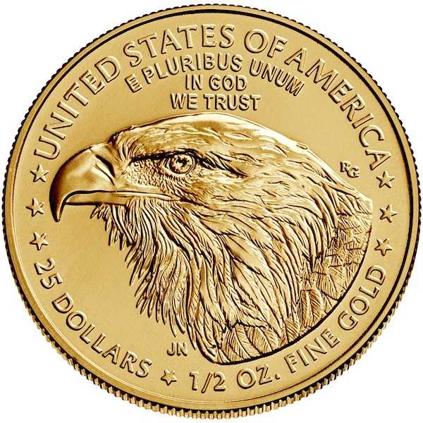 American Eagle 1/2 Unze Gold 2022 - Typ 2 -