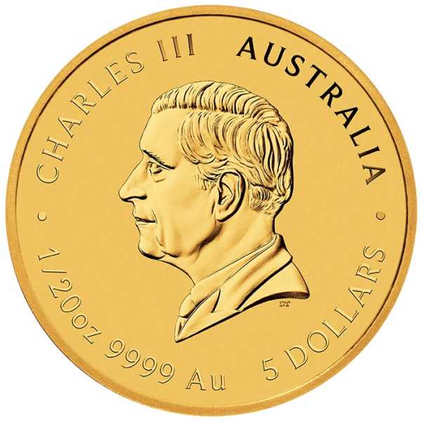 Lunar 3 Pferd 5 Dollar Goldmünze 2025