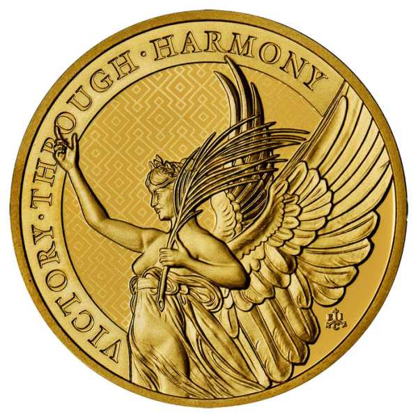 Queens Virtues 1 Unze Goldmünze Victory 2021