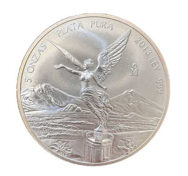 Mexiko Libertad 5 Unzen Silbermünze kaufen Silber-CORNER.de