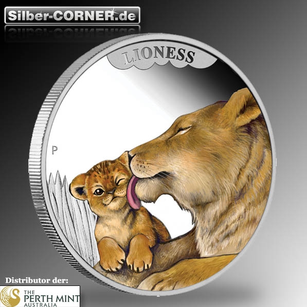 Mothers Love Lioness 1/2 Oz Silber 