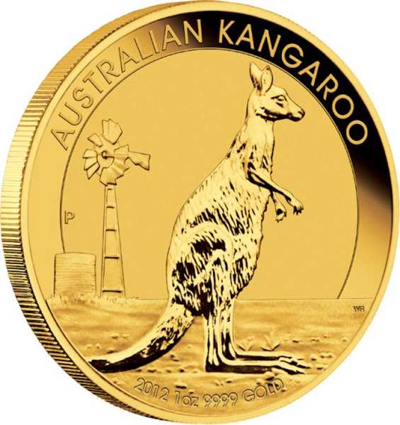 Australien Känguru 1 Unze Goldmünze 2012