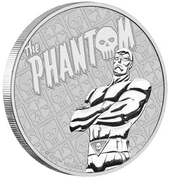 The Phantom 1 Unze Silber 2022
