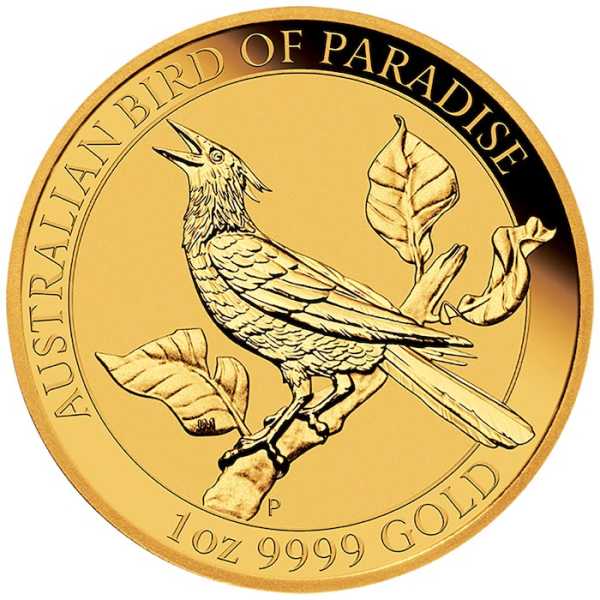 Birds of Prey Manucodia 1 Unze Gold 2019