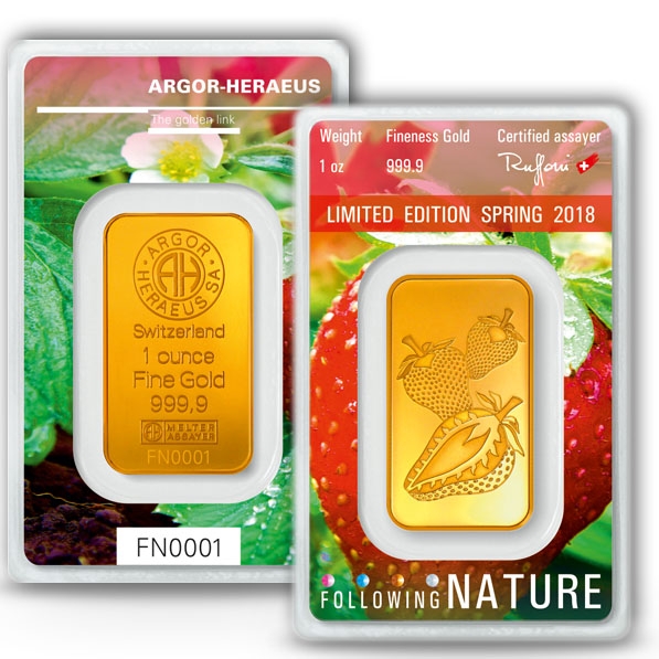 Following Nature 1- Frühling - 1 Oz Gold 2018