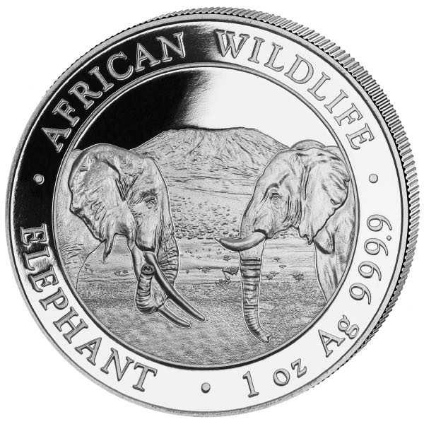 Somalia Elefant 1 Oz Silber 2020*