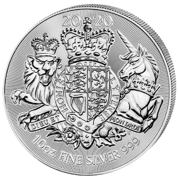 Royal Arms 10 Unzen Silber 2020*