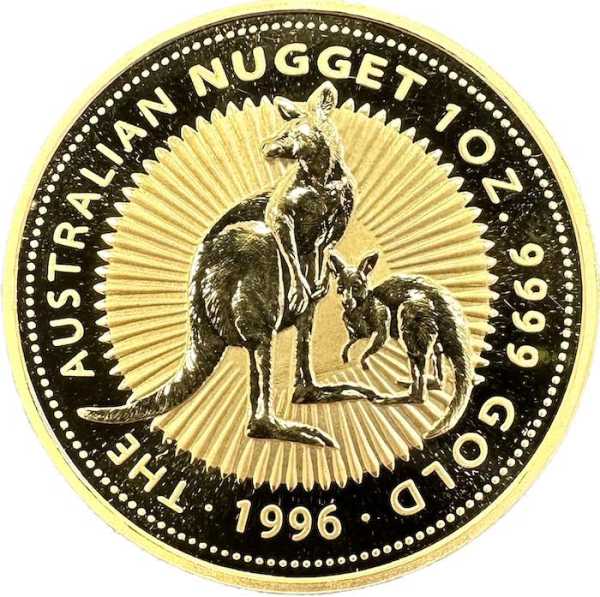Nugget 1 Unze Goldmünze 1996 Australien