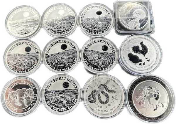 Diverse Silbermünzen 1 Unze *