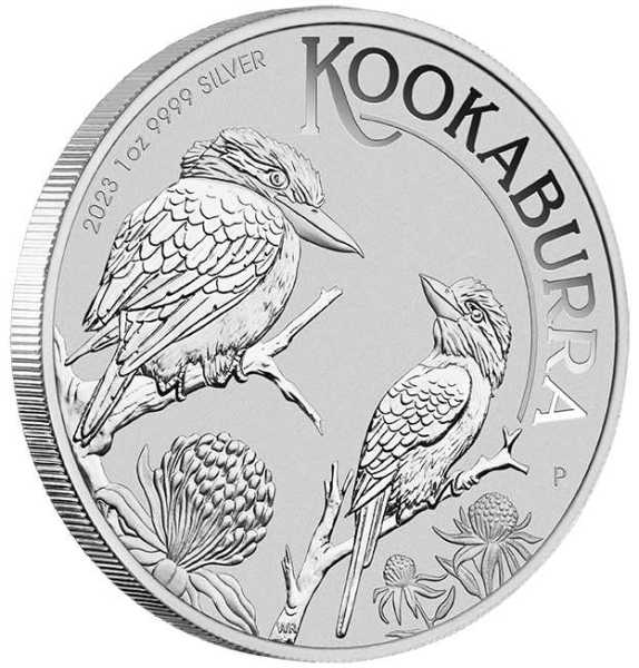 Australien Kookaburra 1 Unze Silbermünze 2023