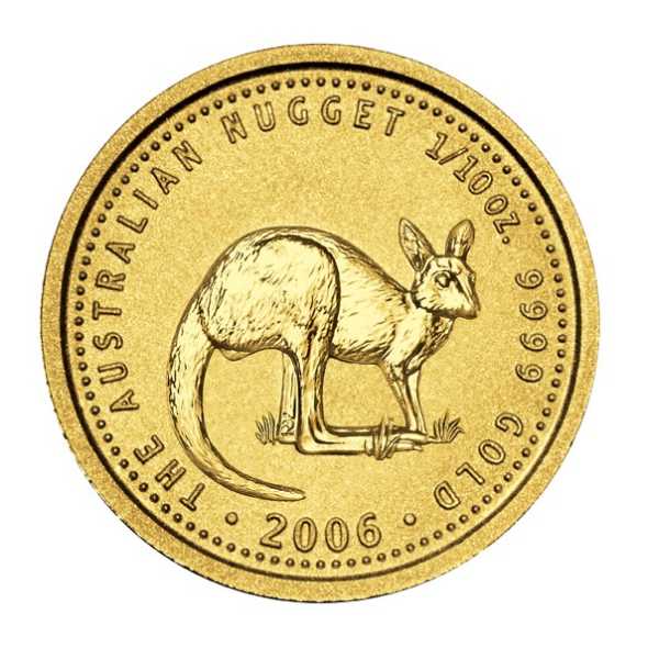 Australien Nugget 1/10 Unze Goldmünze 2006 