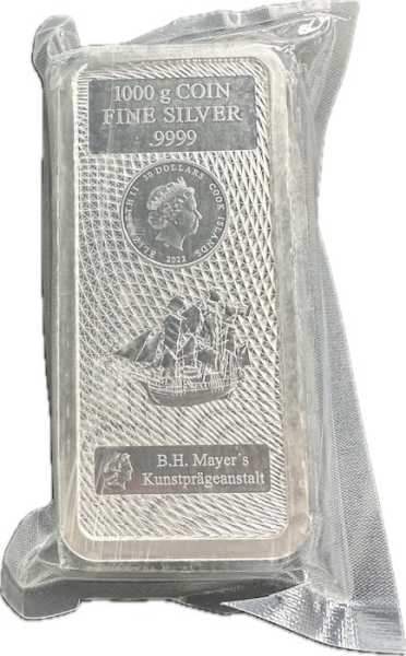 B H Mayer 1 KG Silber Münzbarren