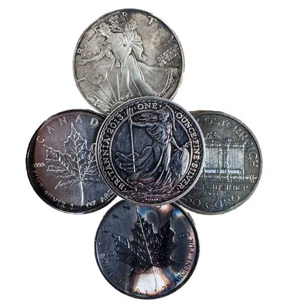 Junk Silber 1 Unze B-Ware