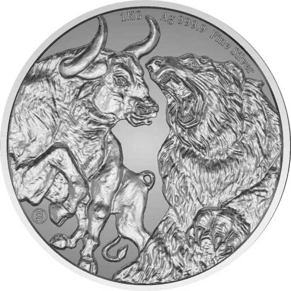 Bull Bear 1 KG Silber 2022