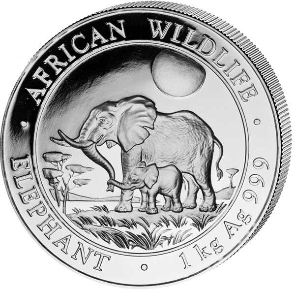 Somalia Elefant 1 Kilogramm Silber 2011 kaufen und verkaufen