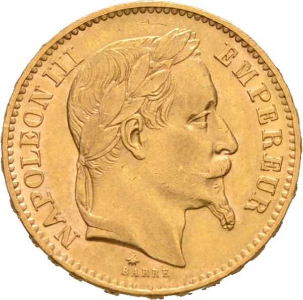 Napoleon 20 Francs Goldmünze III