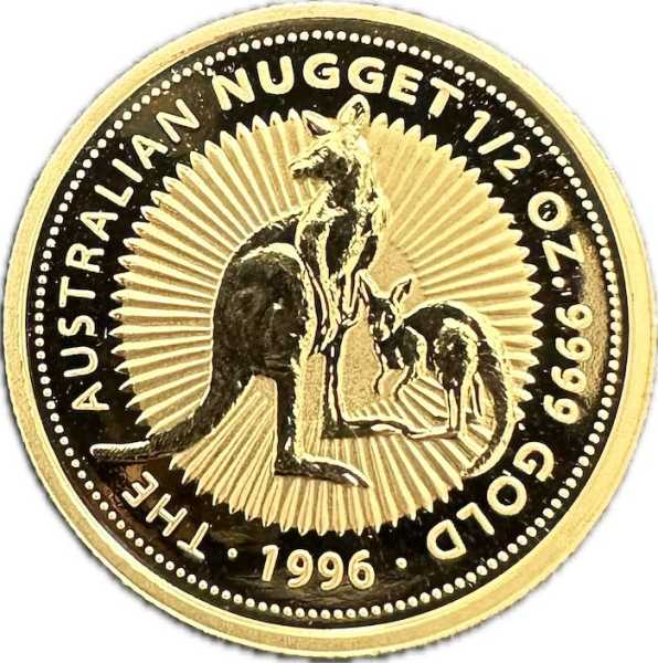 Känguru Nugget 1/2 Unze Gold 1991