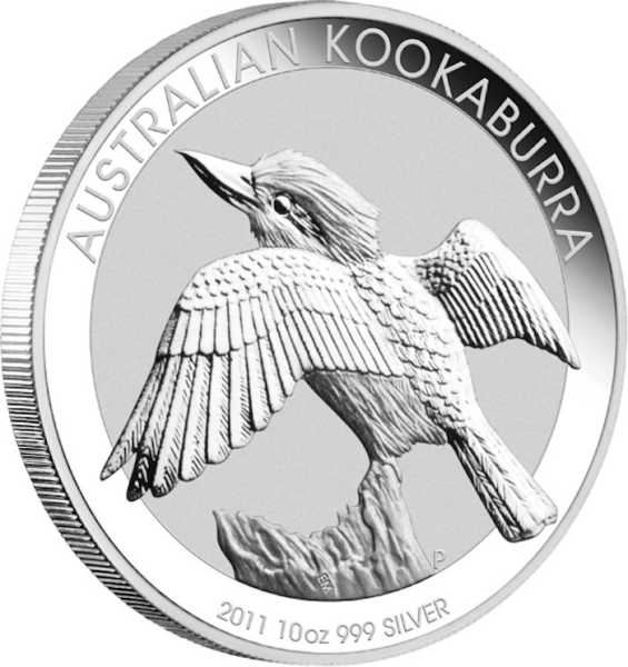 Kookaburra 10 Unzen Silbermünze 2011 kaufen und verkaufen