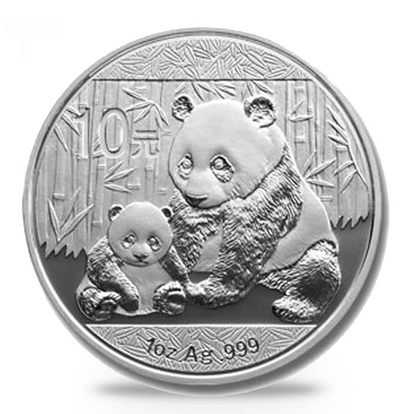 China Panda 1 Oz Silber 2012*