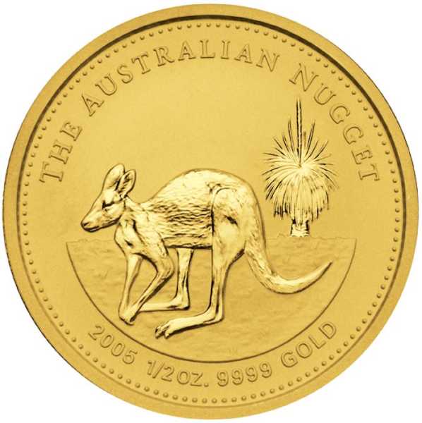 Australien Känguru 1/2 Unze Gold 2005 