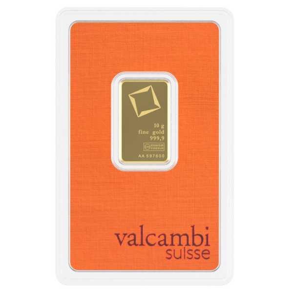 Valcambi 10 Gramm Goldbarren kaufen & verkaufen