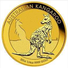 0,25 Unzen Känguru Gold 2016 
