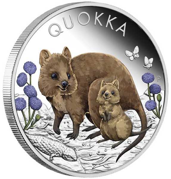 Quokka 1 Oz Silber Proof 2022 +Box +COA*