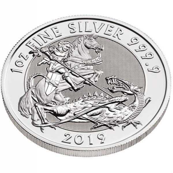 Valiant St.Georg Drachentöter 1 Unze Silber 2019*