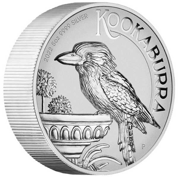 Kookaburra - Incuse - 5 Oz Silber 2022 + Box + COA Umkarton defekt *