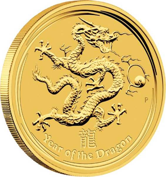 Lunar II Drache 2 Unzen Goldmünze 2012 kaufen & verkaufen