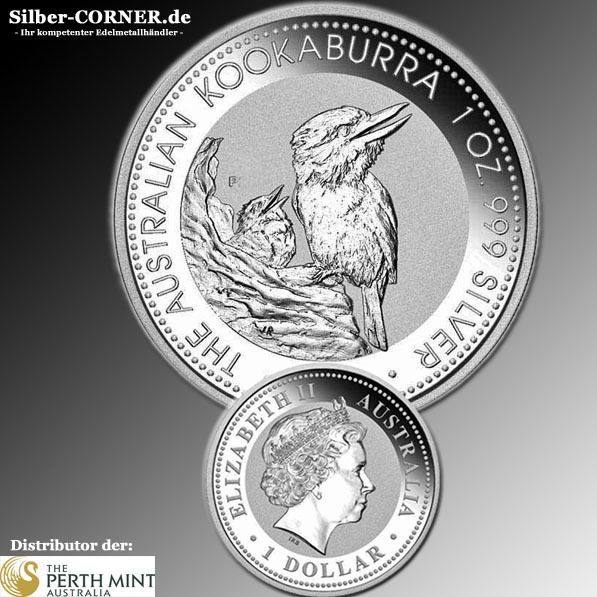 1997 Kookaburra 1 Unze Silber