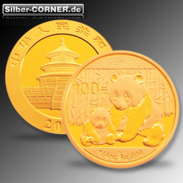 China Panda 2012 1/4 Oz Gold