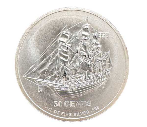 Cook Island Bounty 1/2 Unze Silbermünze verschiedene Jahrgänge