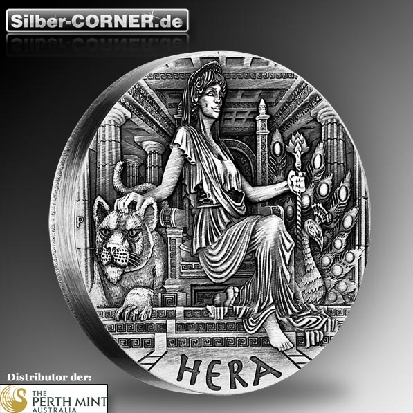 Göttinnen des Olymp -Hera- 2 Oz Silber High Relief Coin*