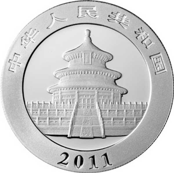 China Panda 1 Oz Silber B-Ware verschiedene